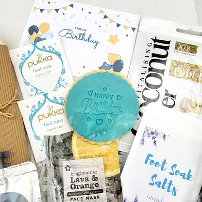 Birthday Spa Gift Box for Him: Men Pamper Hamper, Colleague, Father, Boyfriend, Brother
