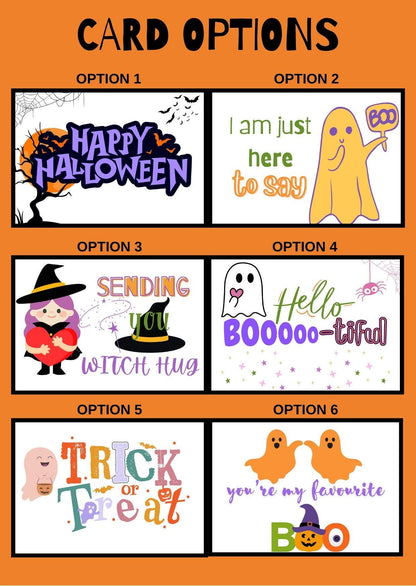 HAPPY HALLOWEEN Treats Gift Box, Trick or Treat Halloween Gift Hamper, Scary Halloween Care Package, Halloween Hug in a Box, Boo, Witch