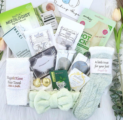 Retirement Spa Pamper Hamper: Next Chapter, Colleague Leaving, Coworker Leaving Gift Box
