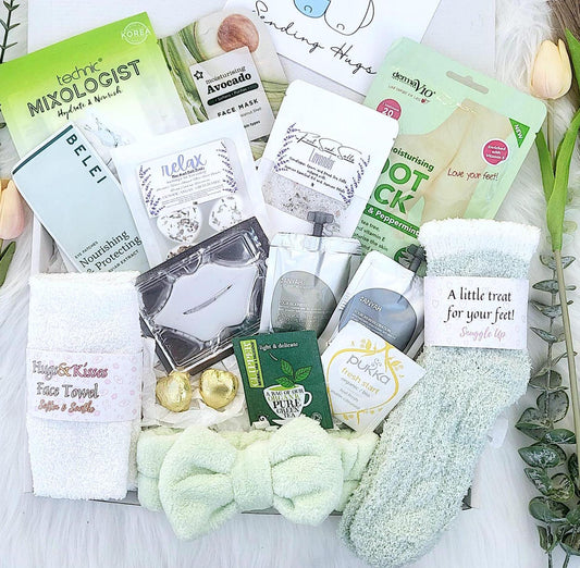 Retirement Spa Pamper Hamper: Next Chapter, Colleague Leaving, Coworker Leaving Gift Box