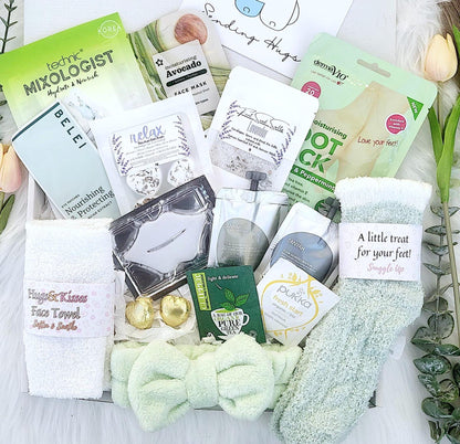 Retirement Spa Pamper Hamper: Next Chapter, Colleague Leaving, Coworker Leaving Gift Box