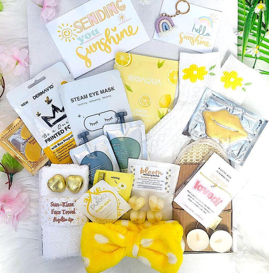 Ultimate Self-Care Spa Gift Box: Summer Pamper Hamper with Jasmine Wax Melts