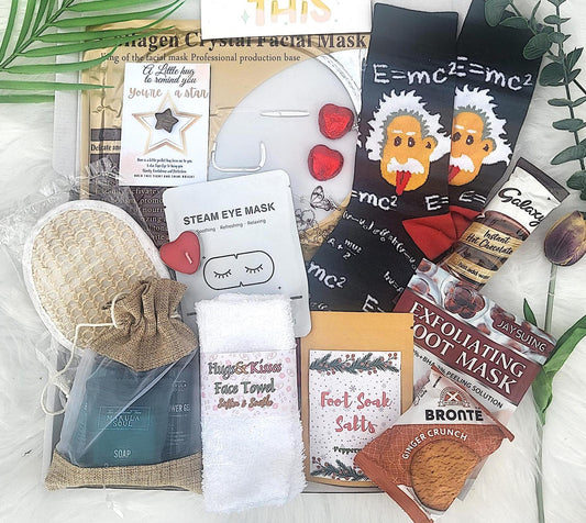 Good Luck University Survival Gift Box: College Student Care Package, Hug in a Box