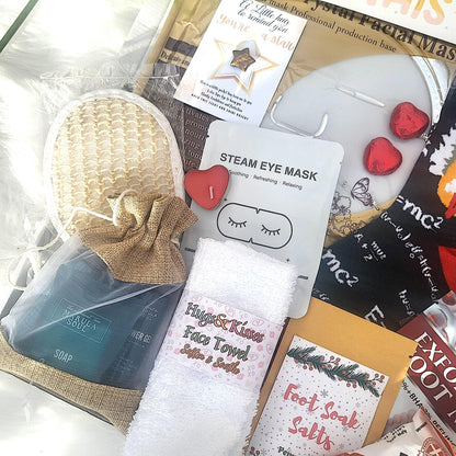 Good Luck University Survival Gift Box: College Student Care Package, Hug in a Box