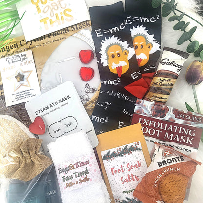 Good Luck University Survival Gift Box: College Student Care Package, Hug in a Box