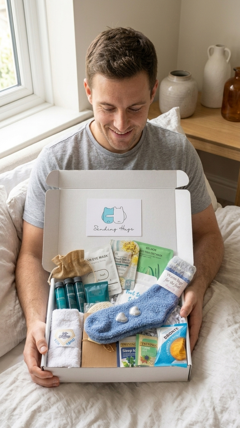 Cosy Night In Men's Gift Box: Comfort & Relaxation Care Package