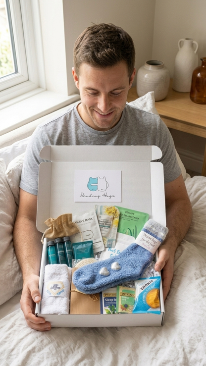 Cosy Night In Men's Gift Box: Comfort & Relaxation Care Package