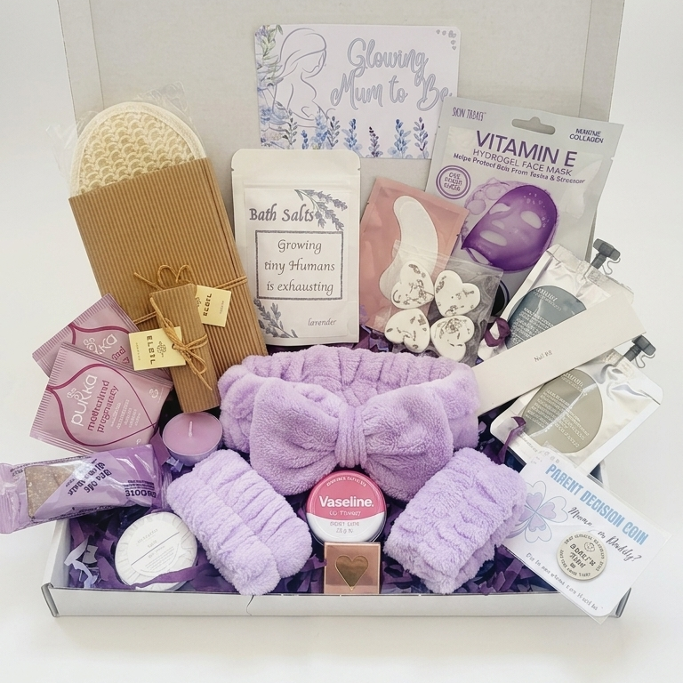Mum to Be Relaxing Lavender Spa Gift Box - Pregnancy Care Package