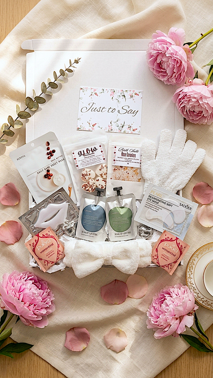 PURE WHITE PREGNANCY CARE PACKAGE  - MUM TO BE SPA IN A BOX