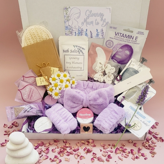 Mum to Be Relaxing Lavender Spa Gift Box - Pregnancy Care Package