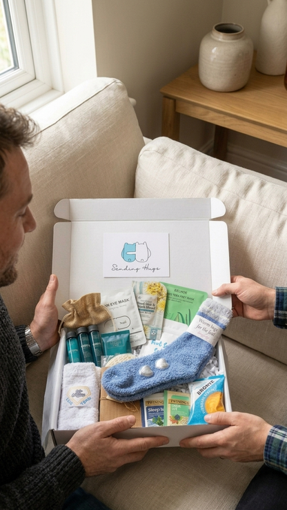 Cosy Night In Men's Gift Box: Comfort & Relaxation Care Package