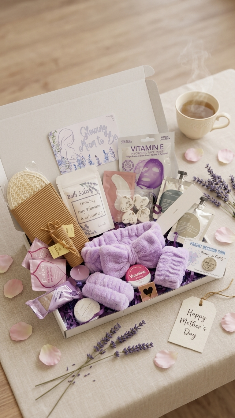Mum to Be Relaxing Lavender Spa Gift Box - Pregnancy Care Package
