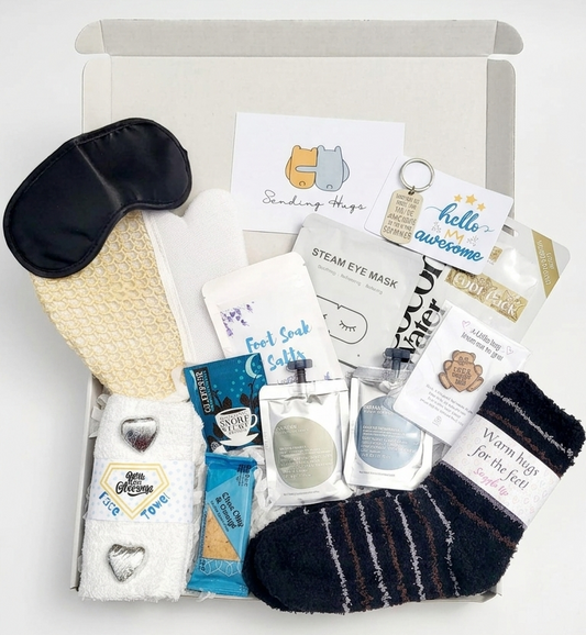 Father's Day Gift Box | Men's Spa Care Package | Hug in a Box for Him