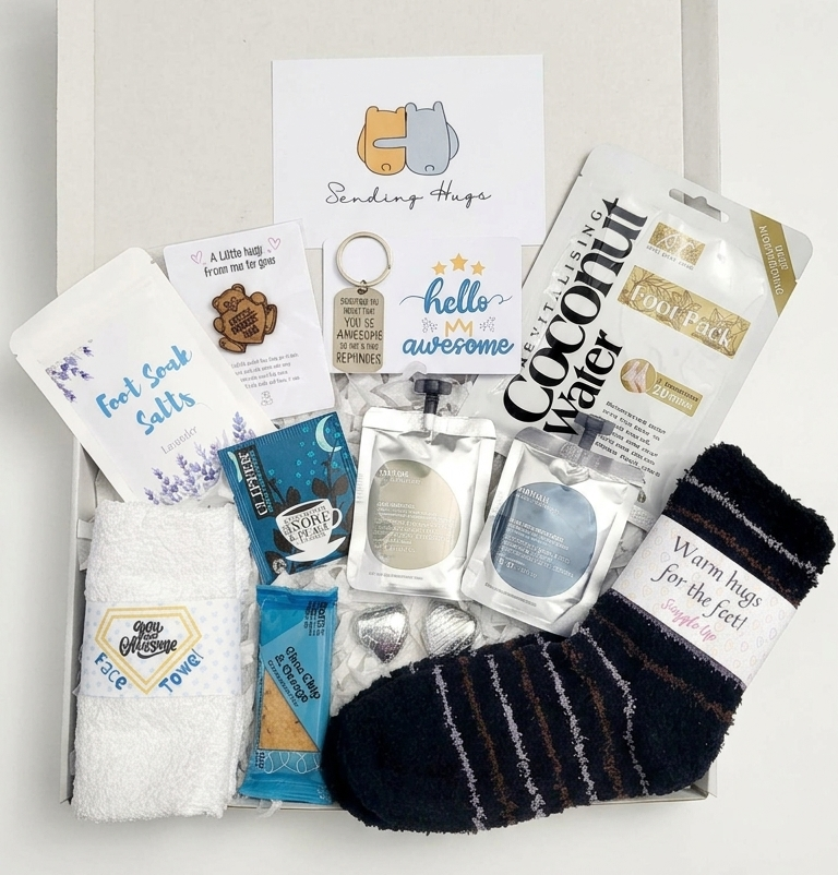 Father's Day Gift Box | Men's Spa Care Package | Hug in a Box for Him