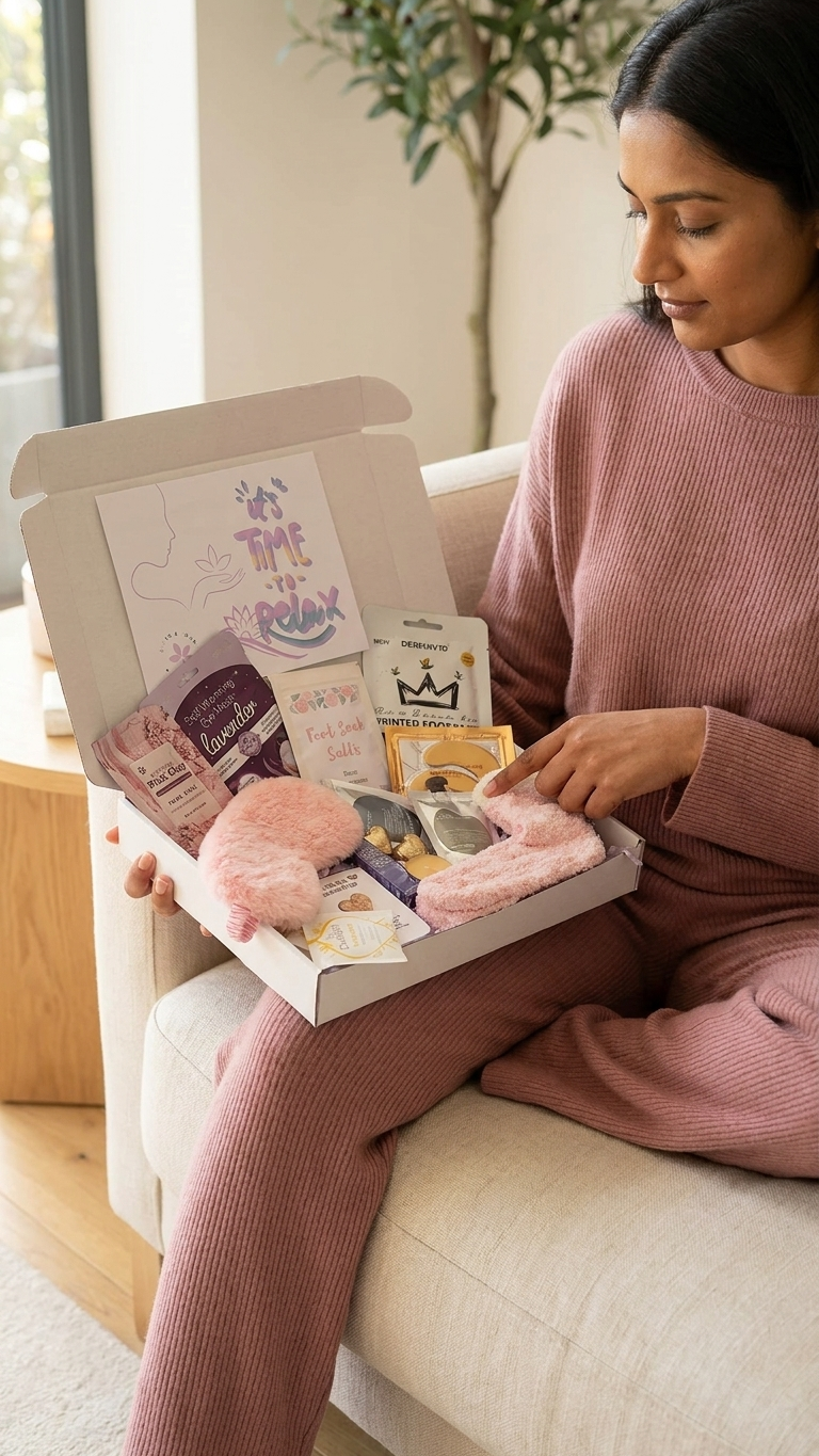 Cosy Night In Pamper Hamper - Sending Hugs Spa Gift Box