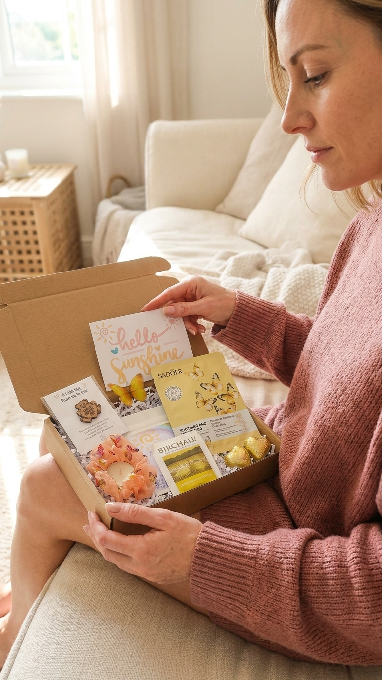 Sending Sunshine Butterfly | Hug in a Box | Birthday Pamper Hamper | Gifts For Friends | Thinking of You | Get Well Soon | You Got This