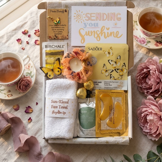 Sending Sunshine Butterfly | Hug in a Box | Birthday Pamper Hamper | Gifts For Friends | Thinking of You | Get Well Soon | You Got This