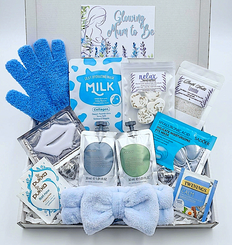 Mum-to-Be Spa Gift Box: Pregnancy Pamper Hamper with Lavender