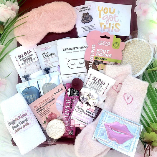 Cosy Winter Self Care Spa Gift Box: Hug in a Box, Thinking of You